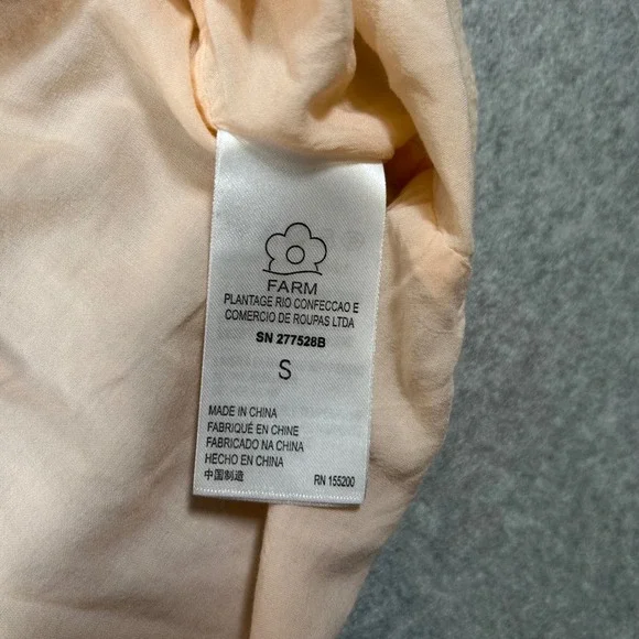 Farm Rio Anthropologie Maxi Dress Womens‎ S Floral Boho Cottagecore Ruffle Flowy - Picture 3 of 12